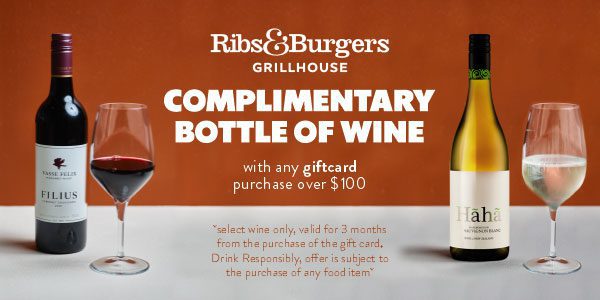 Complimentary Wine Banner