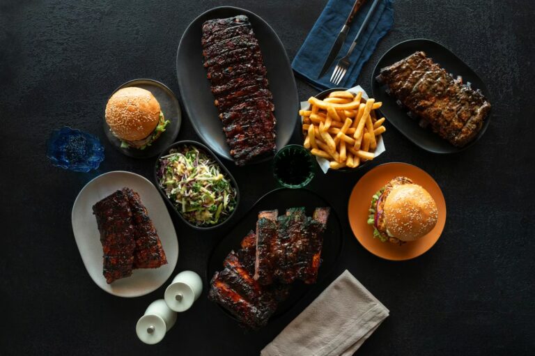 Ribs & Burgers Menu