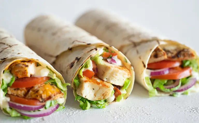 Ribs & Burgers Wraps